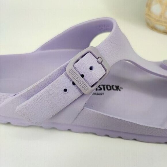 Birkenstock Women's Gizeh Regular Purple Foam Thong Slip On Sandal Size 7 US - Picture 8 of 10